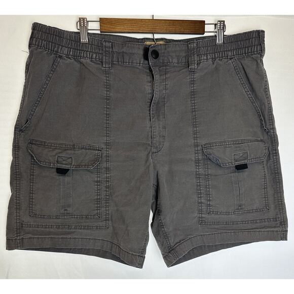 FOUNDRY MEN'S SHORTS GRAY SIZE 44 COTTON CARGO HIKING OUTDOOR CAMPING FISHING - Picture 1 of 6